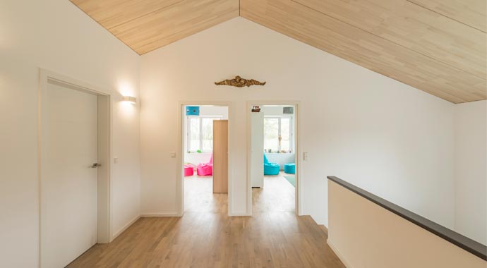 Klimaholzhaus Kundenhaus Wengertsmann Kinderzimmer