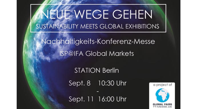 Ankündigung Nachhaltigkeits-Konferenz-Messe