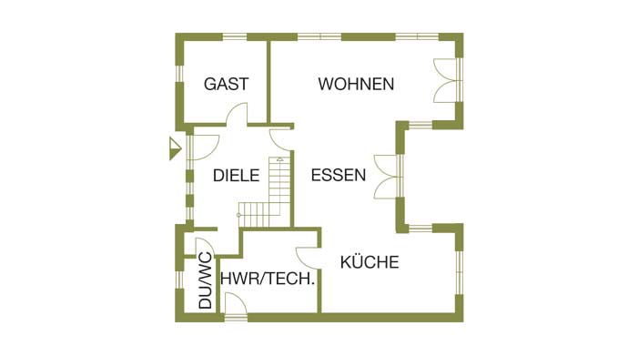 Stommel Haus Holunder 2 Grundriss Erdgeschoss