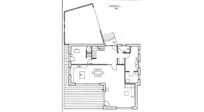 Klimaholzhaus Kundenhaus Wengertsmann Grundriss Erdgeschoss