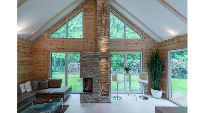 Fullwood Wohnblockhaus Kundenhaus Halterner Berge Wohnbereich