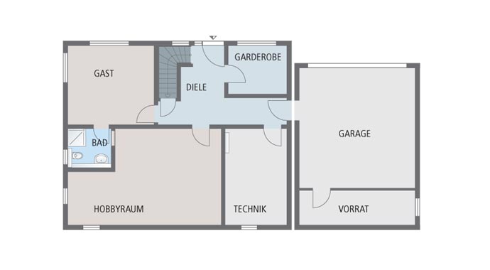 Fertighaus Weiß Kundenhaus Kienhöfer Grundriss Kellergeschoss