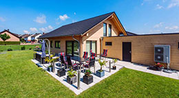 Außenansicht Massivholzhaus Düren von Fullwood