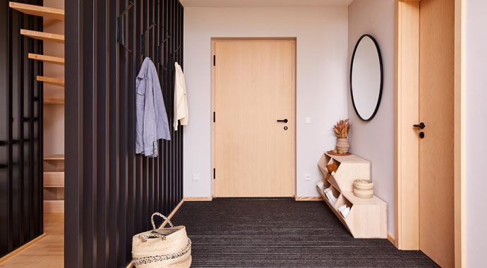 Hausflur Musterhaus Schwarzwald von Bau-Fritz