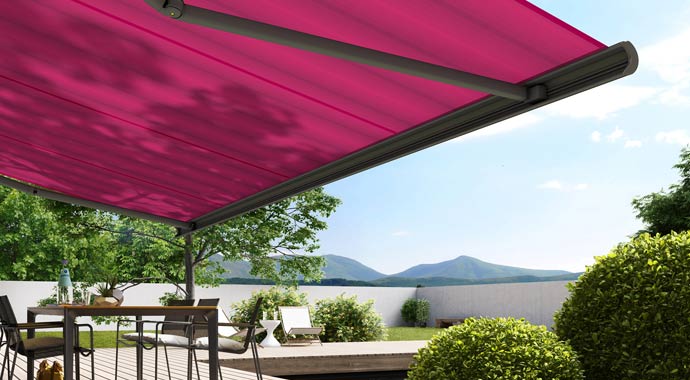 Farbenfrohes Markisentuch von markilux