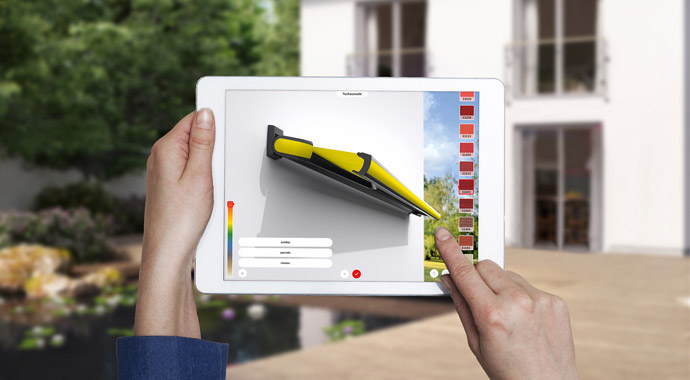 Markisenkonfiguration mit der 3D App von markilux Markisenkonfiguration mit der 3D App von markilux