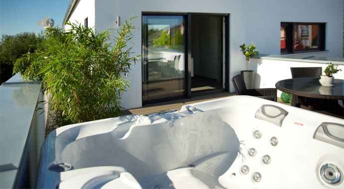 FischerHaus Energie-Plus-Haus Generation X Dachterrasse