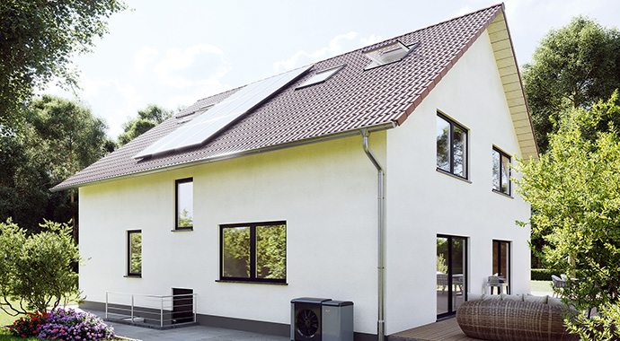 Sanierter Altbau | Bild: Wolf Heiztechnik Sanierter Altbau | Bild: Wolf Heiztechnik