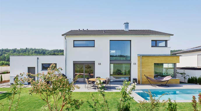 Außenansicht Haus Bieg von Fertighaus WEISS