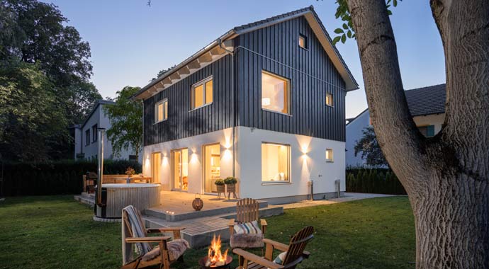 Außenansicht Kundenhaus Moser von SchwörerHaus